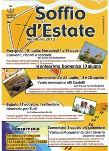 Soffio d’estate 2012 - Programma