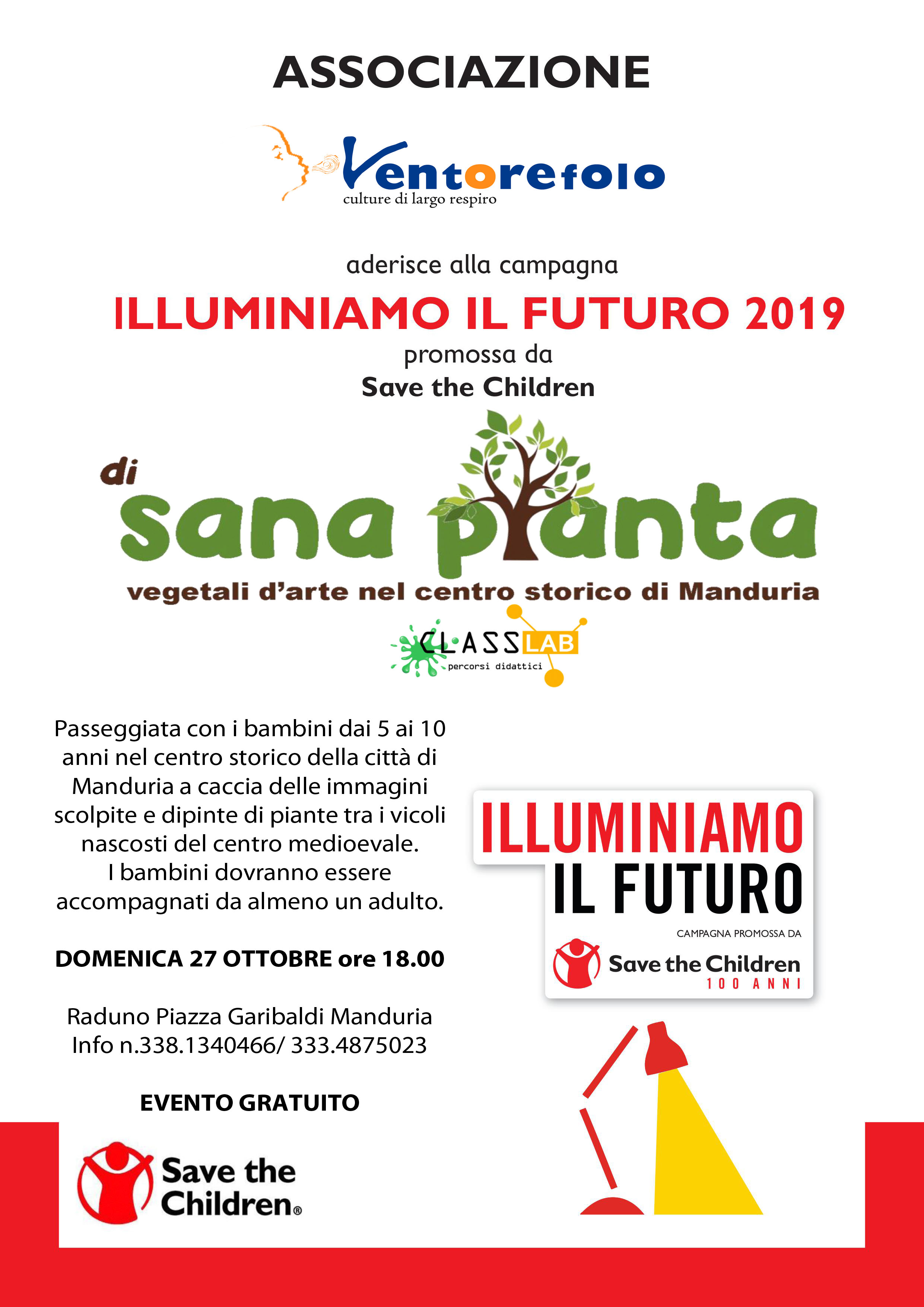 locandina A4 DI SANA PIANTA_ILLUMINIAMO IL FUTURo2019